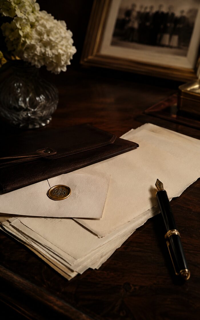 Fountain pen resting on medical directives